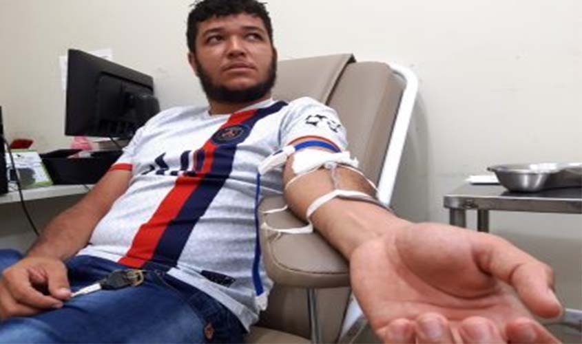 Ato solidário de voluntários garante estoque de sangue no Hemocentro