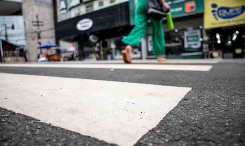 Município intensifica fiscalização e cumprimento de uso das faixas de pedestres em Porto Velho