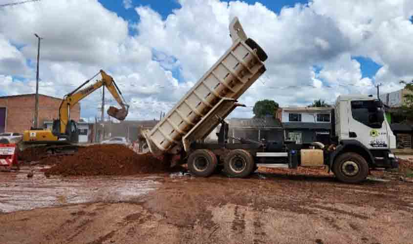 Prefeitura de Porto Velho avança com trabalhos no bairro Lagoinha