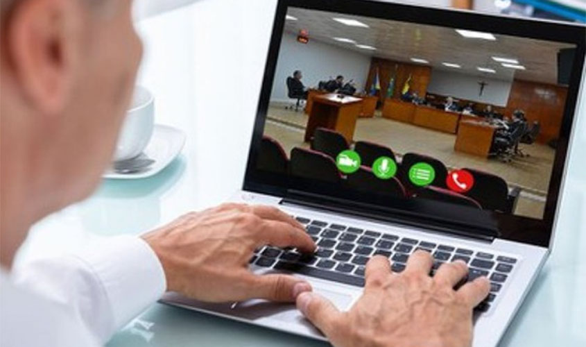 TRE-RO realiza primeira sessão plenária por meio de videoconferência