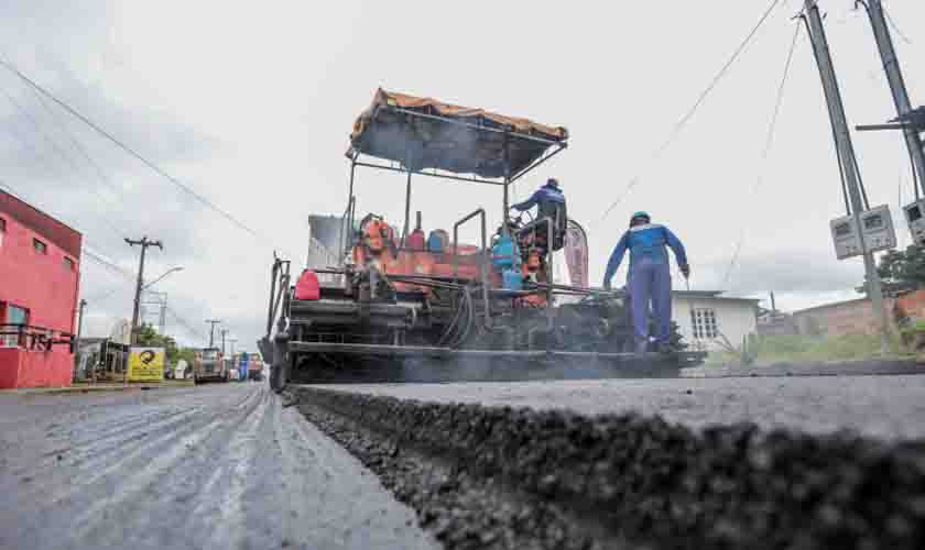 Porto Velho já registra a marca de 32 quilômetros de recapeamento no primeiro trimestre de 2022