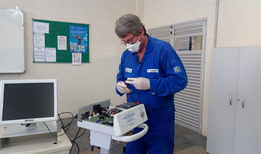 SENAI-RO firma parceria para consertar respiradores em Rondônia