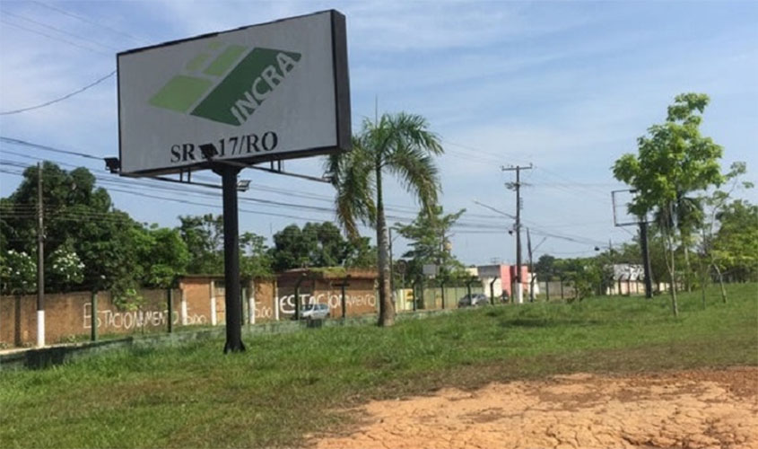Atendimento no Incra em Rondônia  permanece suspenso até 05 de junho