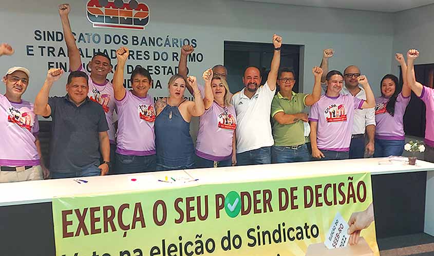 Com aprovação recorde, bancários e cooperativários elegem a primeira mulher à presidência do SEEB-RO
