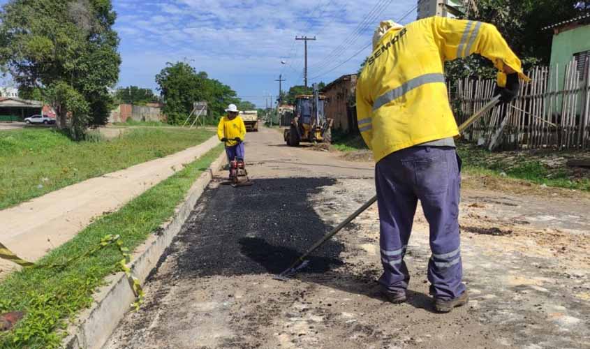 Porto Velho conta com diversas frentes de serviços em andamento