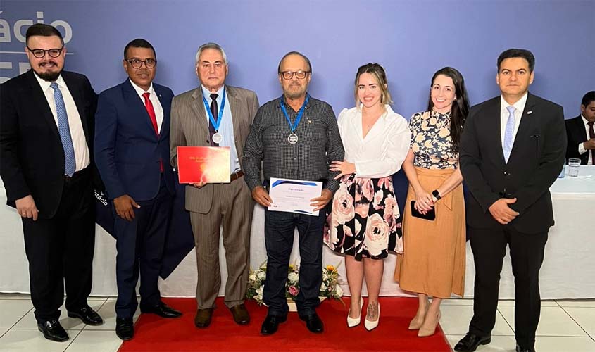 Ex-presidentes da Subseção de Rolim de Moura são homenageados com a Medalha Valter Nunes de Almeida
