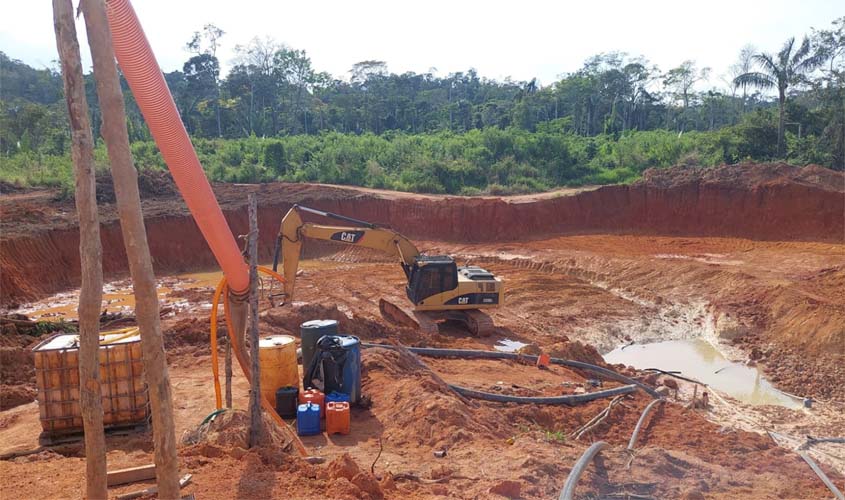 PF deflagra a operação URU PRAESIDIUM II contra garimpos ilegais em terra indígena