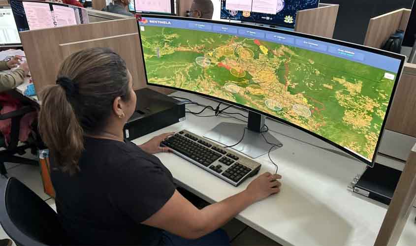 Central de Monitoramento de queimadas é implantada com parceria entre governo de RO e Prefeitura de Porto Velho