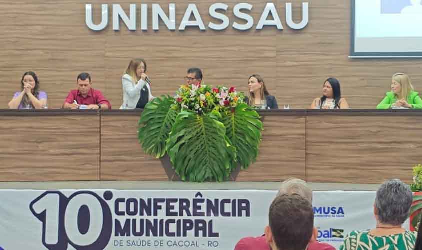 Subseção de Cacoal da OAB RO participa da 10ª Conferência Municipal de Saúde