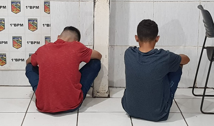 Dupla armada é presa pelo Batalhão de choque