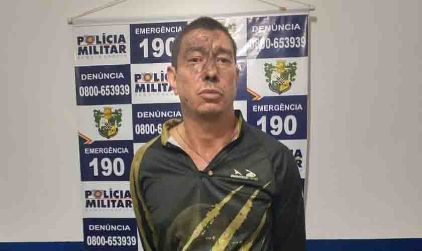 Preso ontem em Mato Grosso, acusado de matar ex-vereador baleou e deixou incapacitado policial militar veterano