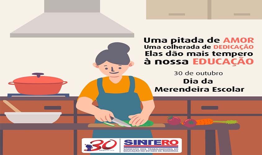 Homenagem as merendeiras escolares