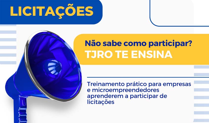 Último dia de inscrição para treinamento prático sobre licitações públicas para microempreendedores