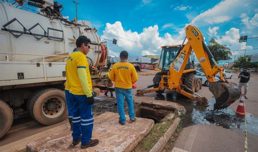Porto Velho se prepara para chuvas com ações de drenagem