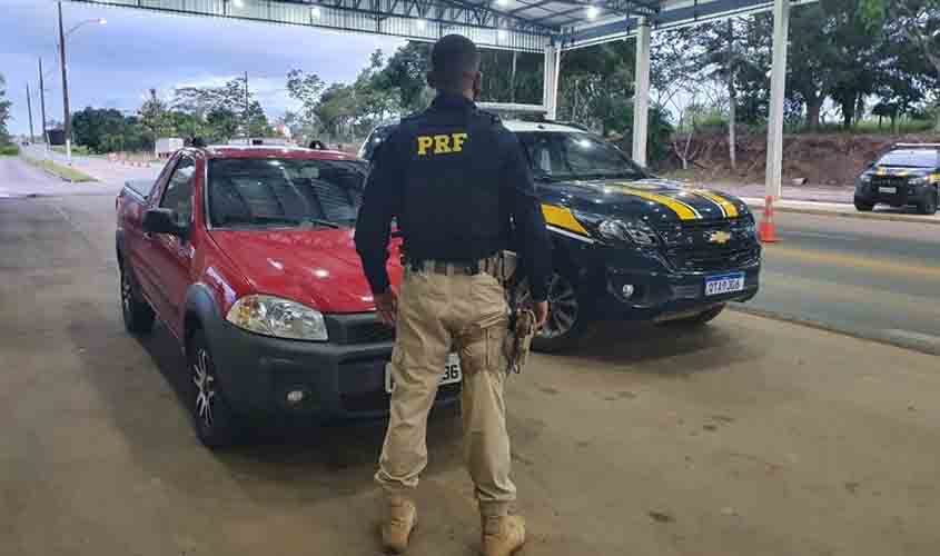 Em Ji-Paraná/RO, PRF identifica veículo utilitário clonado