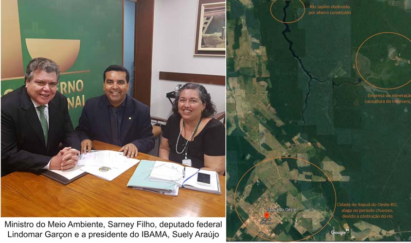 Lindomar Garçon se reúne com Ministro do Meio Ambiente e Presidente do IBAMA por apoio a Itapuã