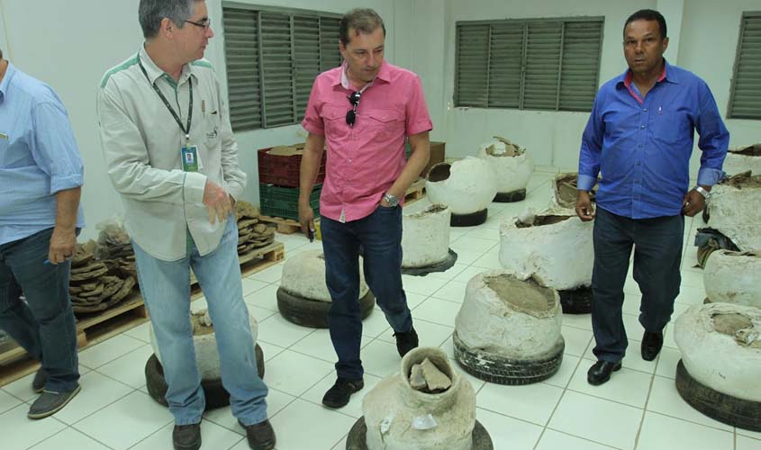 ​​​​​​​Museu arqueológico da usina de Jirau impressiona prefeito