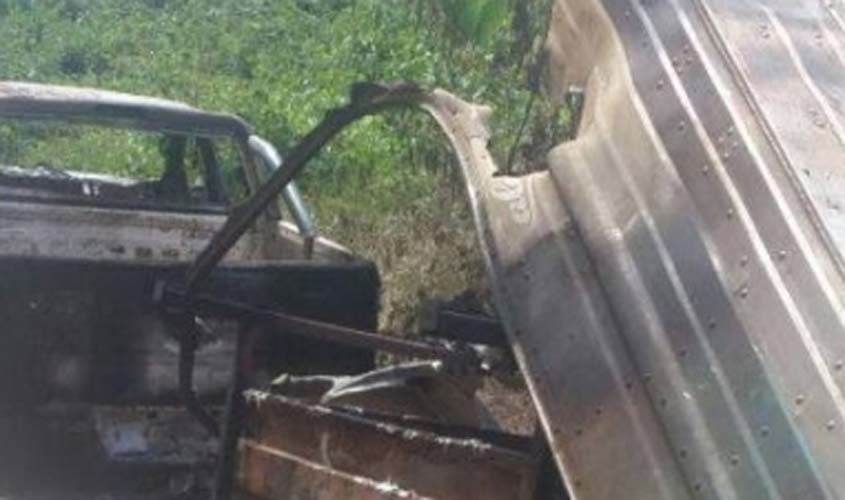 Vilhena: sede de fazenda onde foram encontrados três corpos carbonizados é incendiada 