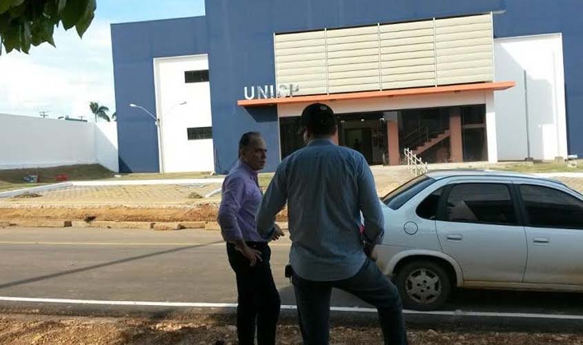 Governador Confúcio Moura pede mediação de conflito ao inaugurar Unisp em Ji-Paraná