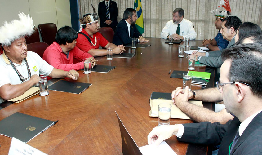Senador Raupp trata com ministro da Justiça sobre ações de apoio aos povos indígenas  de Rondônia